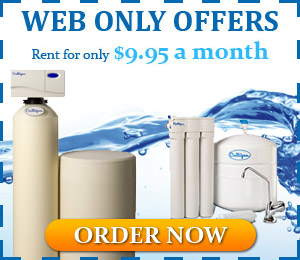 Rent a water softener or drinking water system for only $9.95 a month!